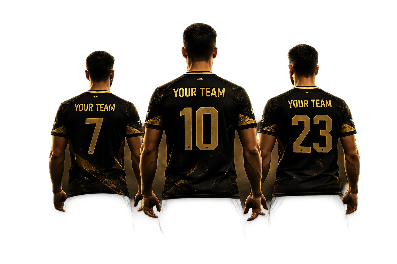 Jogadores a vestir equipamentos personalizados CG Sports